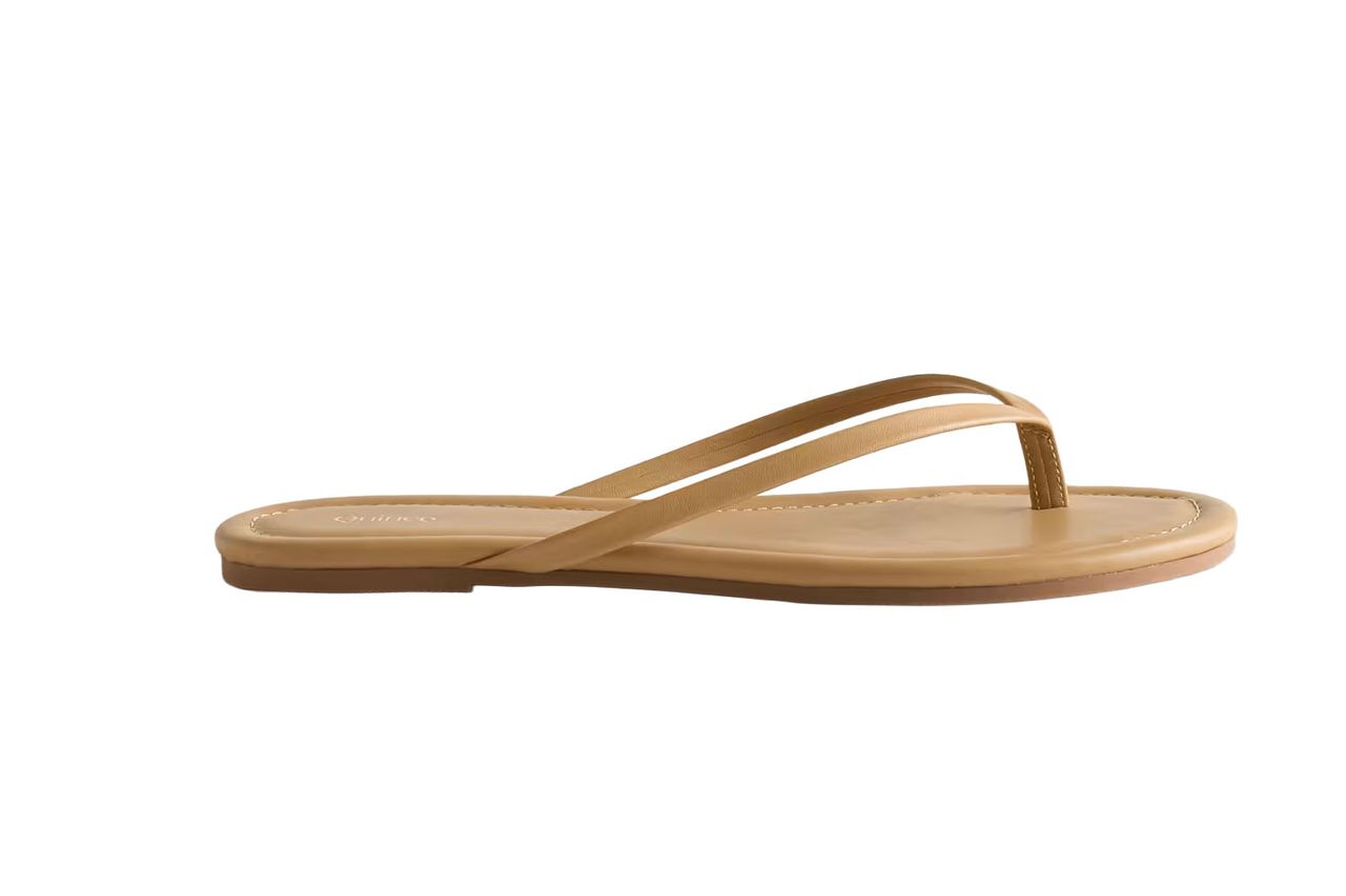 Italian Leather Flip Flops Credit: Quince