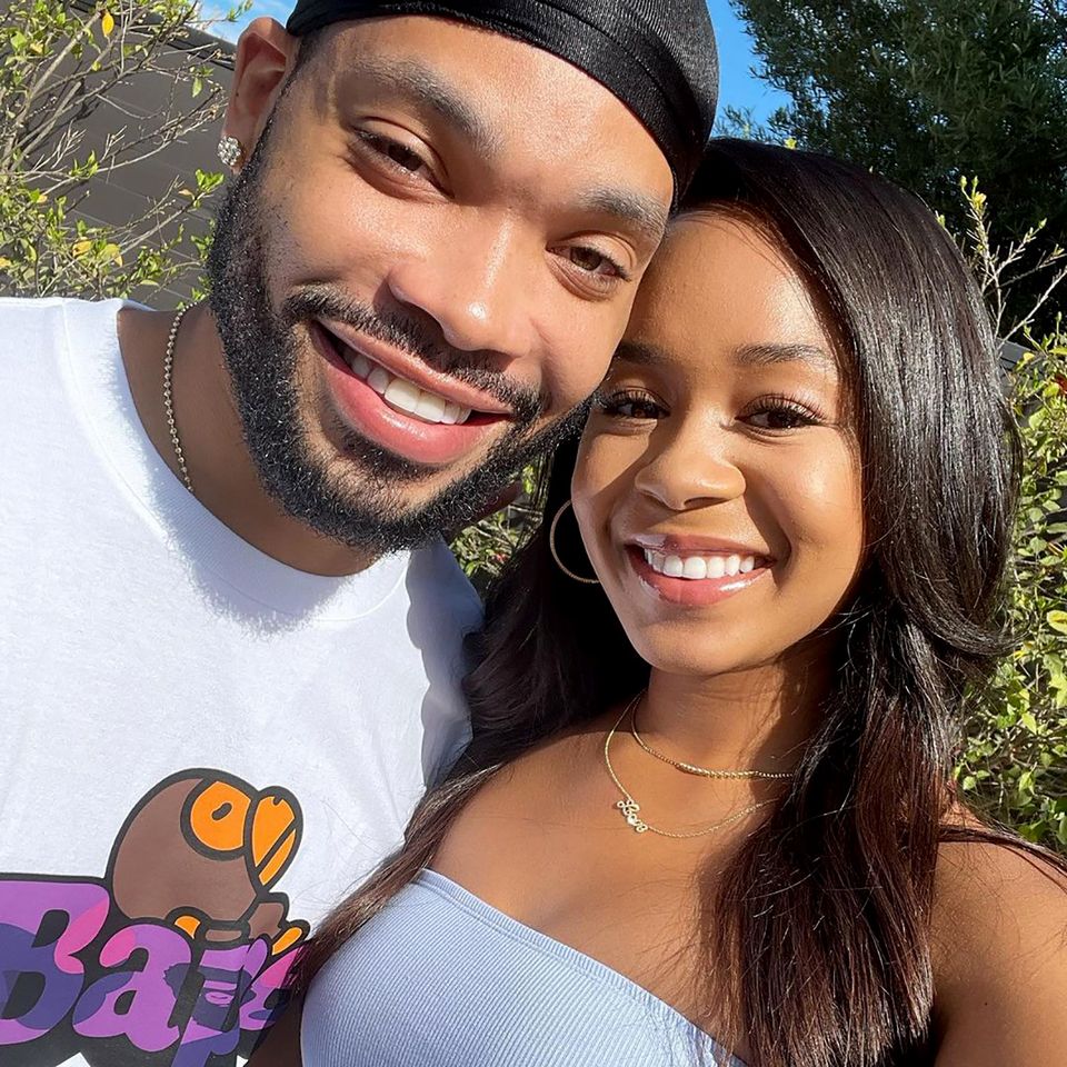 Eric Murphy and Jasmin Lawrence take a selfie shared on Instagram on July 10, 2021Credit: Jasmine Lawrence/Instagram