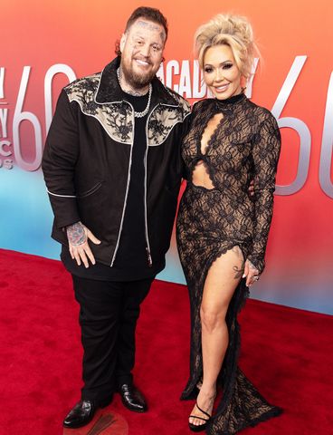 Jelly Roll and Bunnie Xo at the 60th Academy of Country Music Awards on May 8, 2025.Credit: John Shearer/Getty