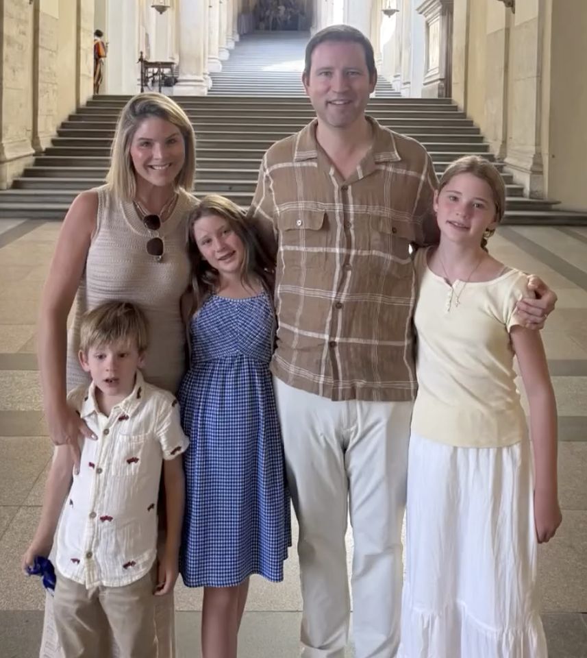 Jenna Bush Hager family Rome trip Jenna Bush Hager with husband Henry and kids Mila, Poppy and Hal.Credit: Jenna Bush Hager/Instagram