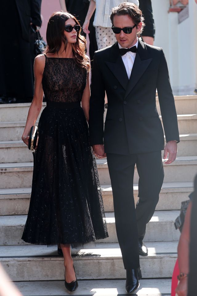 Kaia Gerber and Lewis Pullman attend the 82nd Venice International Film Festival in Venice, Italy, on Sept. 1, 2025Credit: Jacopo Raule/FilmMagic