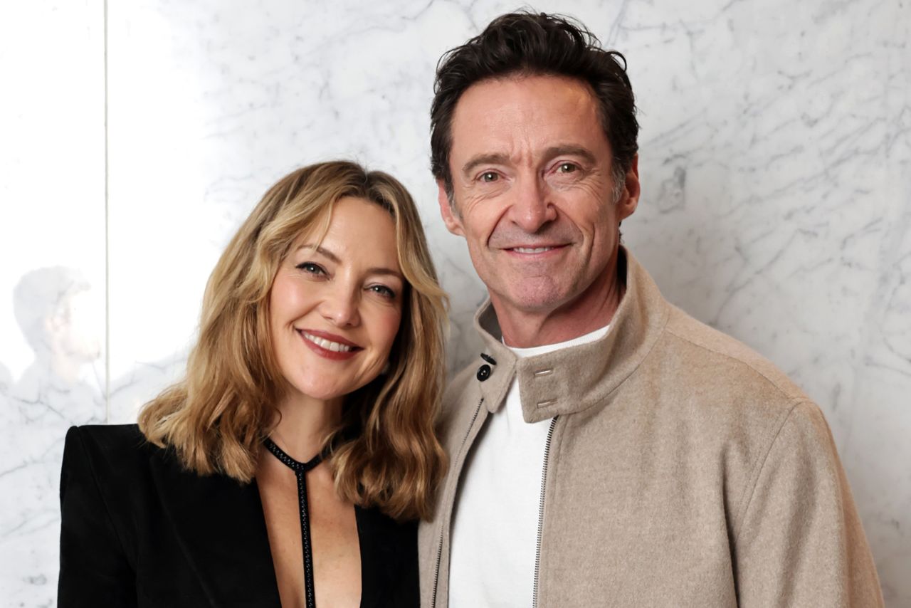 Kate Hudson and Hugh Jackman on December 7, 2025 in Century City, CaliforniaCredit: Eric Charbonneau/Focus Features via Getty