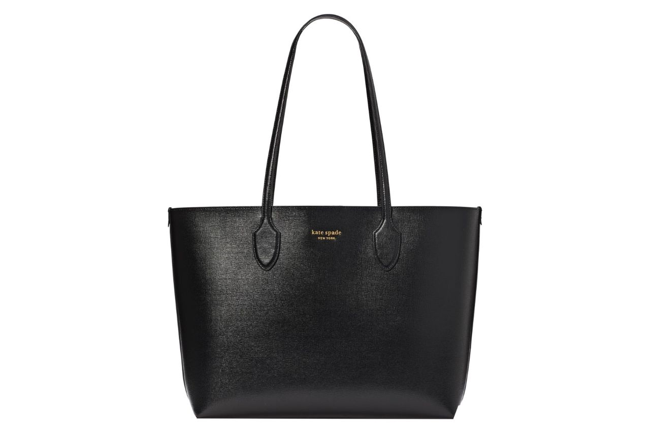 kate spade new york bleecker saffiano leather large tote black Credit: Amazon