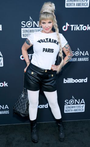 Kay Hanley on Oct. 12, 2025Credit: Leon Bennett/Getty