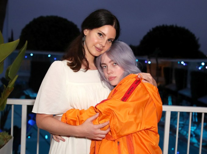 Lana Del Rey and Billie Eilish at the ASCAP Pop Awards