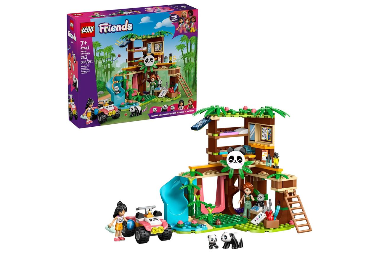 LEGO Friends Panda Sanctuary Animal Care Building Toy Credit: Amazon