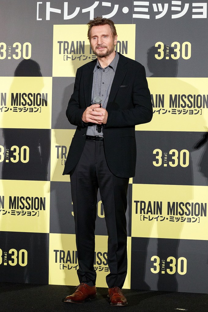 Liam Neeson At ‘The Commuter’ Film Photocall