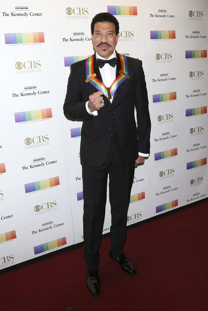 Lionel Richie Walks The Red Carpet at the Kennedy Center