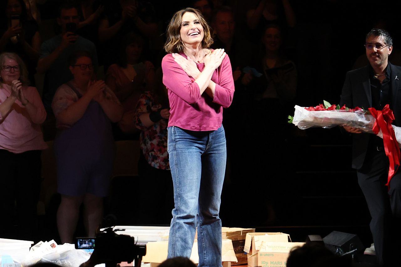 Mariska Hargitay in 'Every Brilliant Thing' on June 2, 2026Credit: Rob Kim/Getty