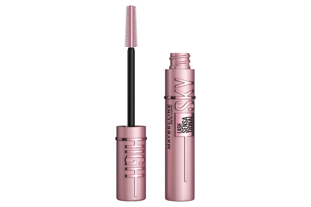 Maybelline Lash Sensational Sky High Washable Mascara Makeup, Volumizing, Lengthening, Defining, Curling, Multiplying, Buildable Formula, Blackest Black, 1 Count Credit: Amazon
