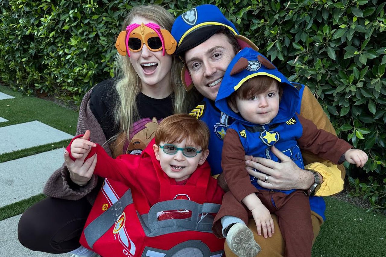 Meghan Trainor and Daryl Sabara pose with their children in a family photo Meghan Trainor and Daryl Sabara pose with two of their children for a family photoCredit: Daryl Sabara/Instagram