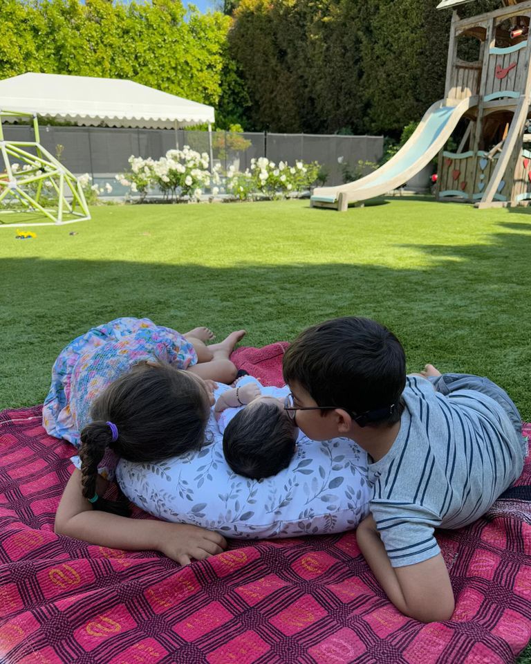 Mindy Kalings kids Kit, Spencer, and Anne. Mindy Kalings kids Kit, Spencer, and Anne.Credit: Mindy Kaling Instagram