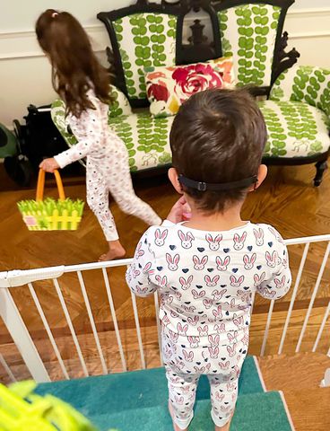 Mindy Kaling Enjoys Easter with Spencer and Kit Mindy Kaling's kids enjoying EasterCredit: Mindy Kaling/Instagram