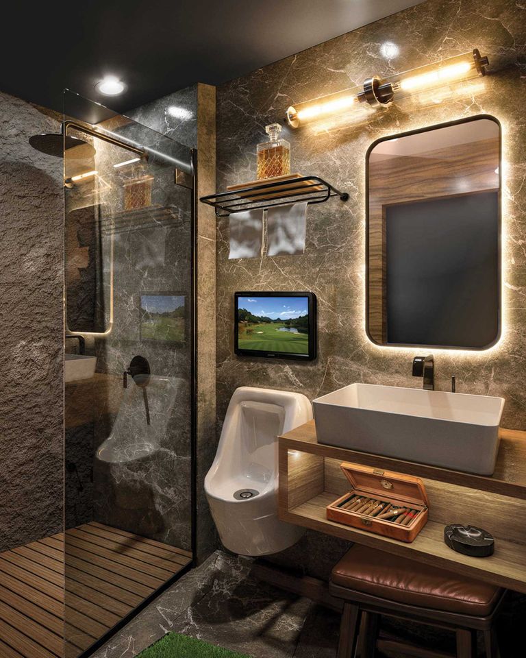 Luxury Port-a-Potty Suite Moen’s Port-a-SuiteCredit: Moen