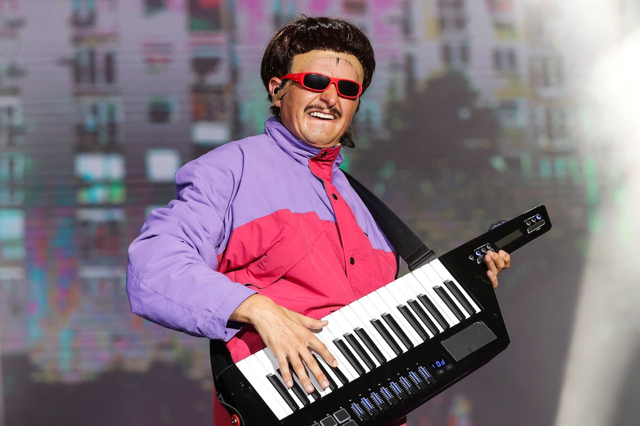 Oliver Tree performs during the Exit Festival 2024 on July 11, 2024 in Novi Sad, Serbia. Oliver Tree performs during the Exit Festival 2024 on July 11, 2024 in Novi Sad, Serbia.Credit: Srdjan Stevanovic/Getty