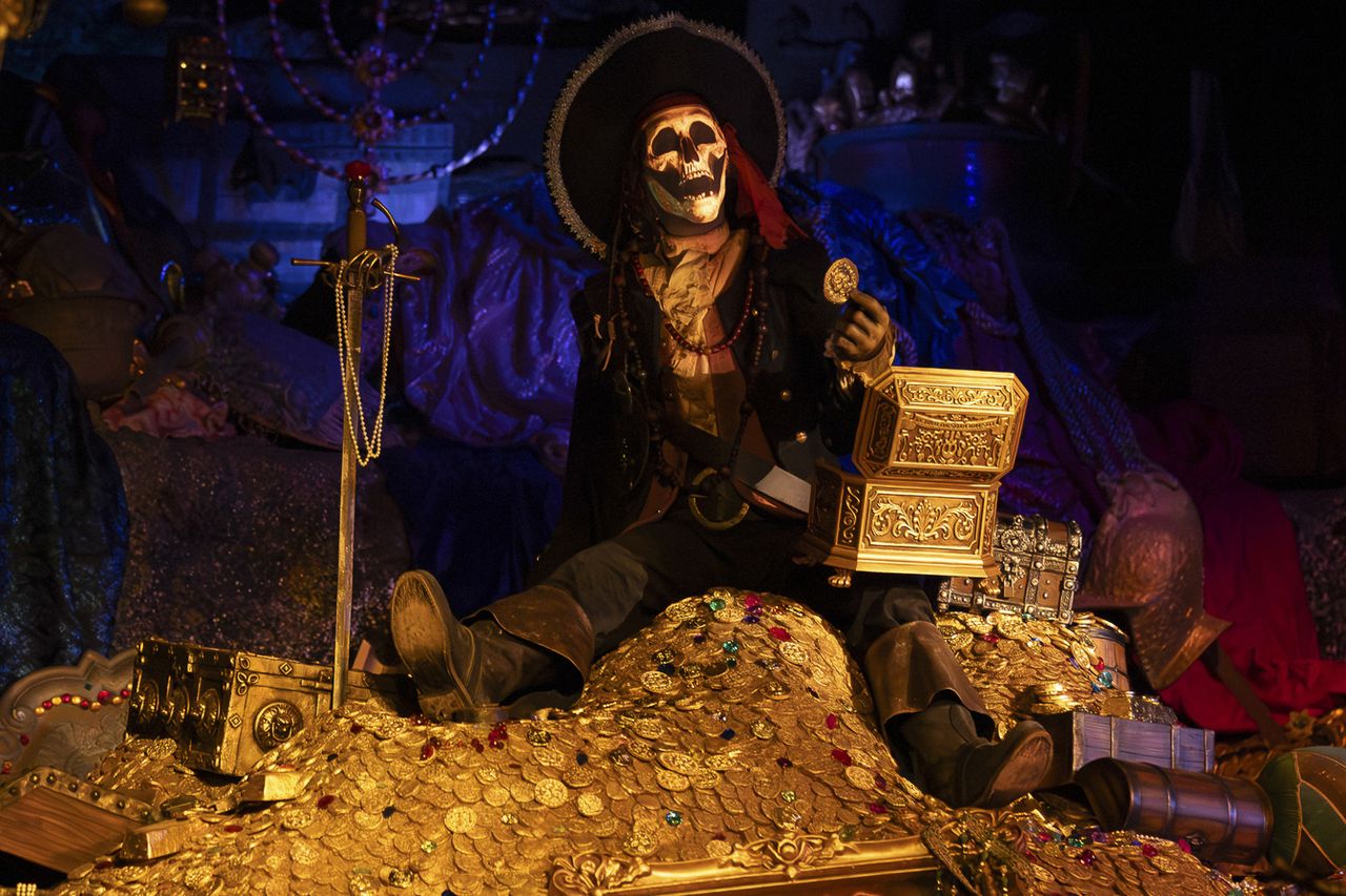 Pirates of the Caribbean reopens at Disneyland with an updated Audio-Animatronic figure.Credit: Christian Thompson/Disneyland Resort