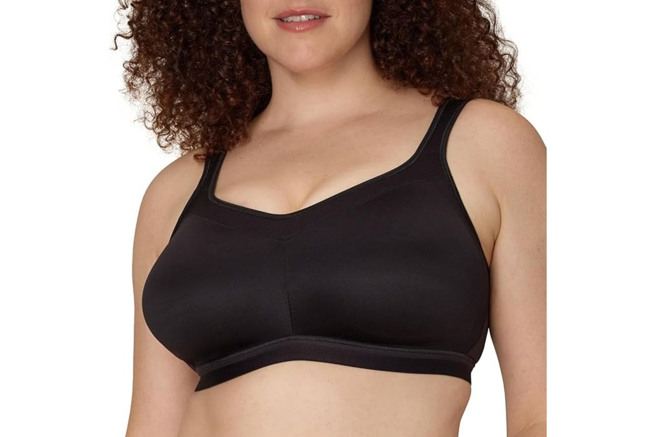 A woman wearing a fullcoverage bra Credit: Amazon