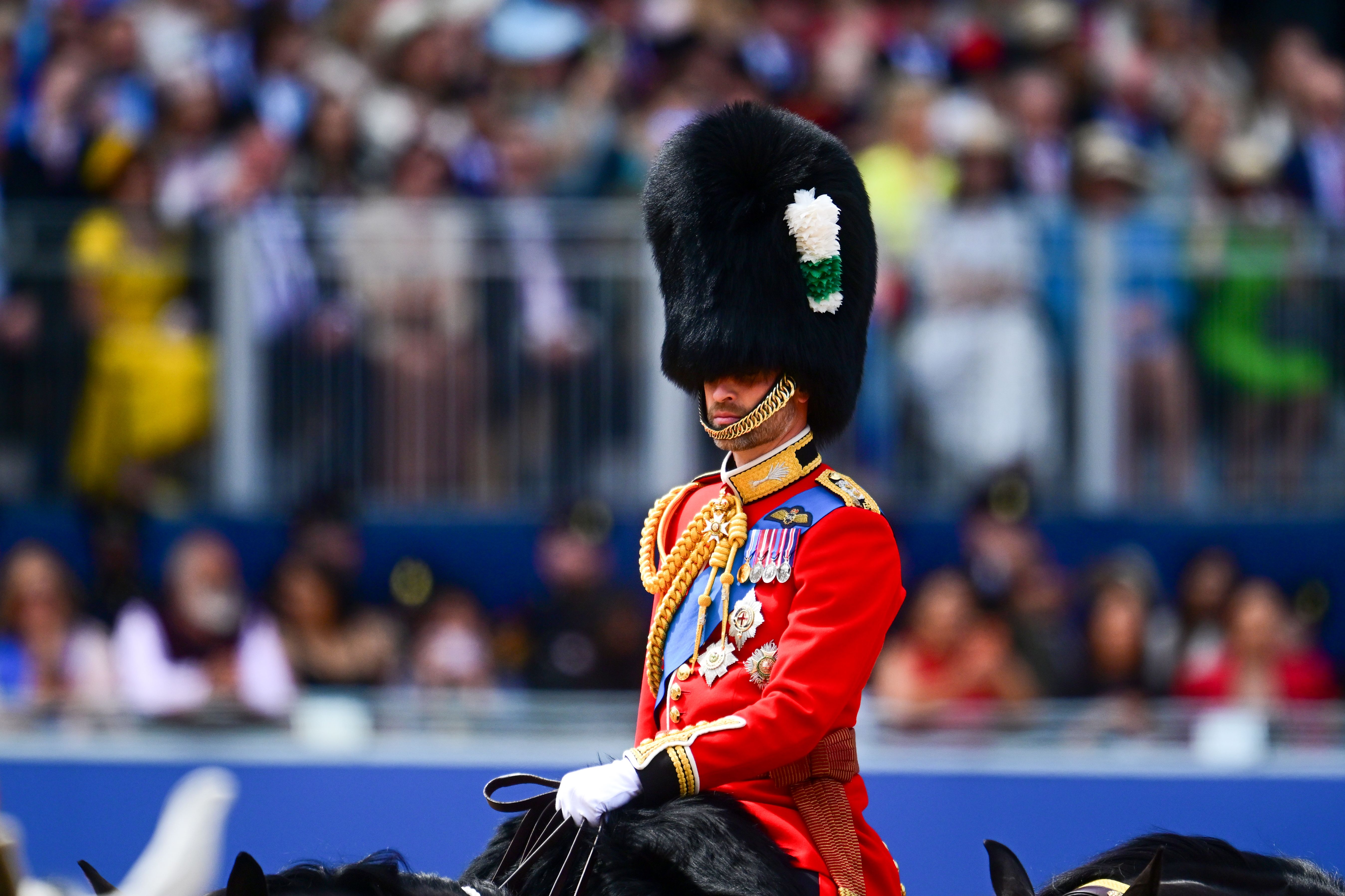Prince William during the Trooping The Colour parade.