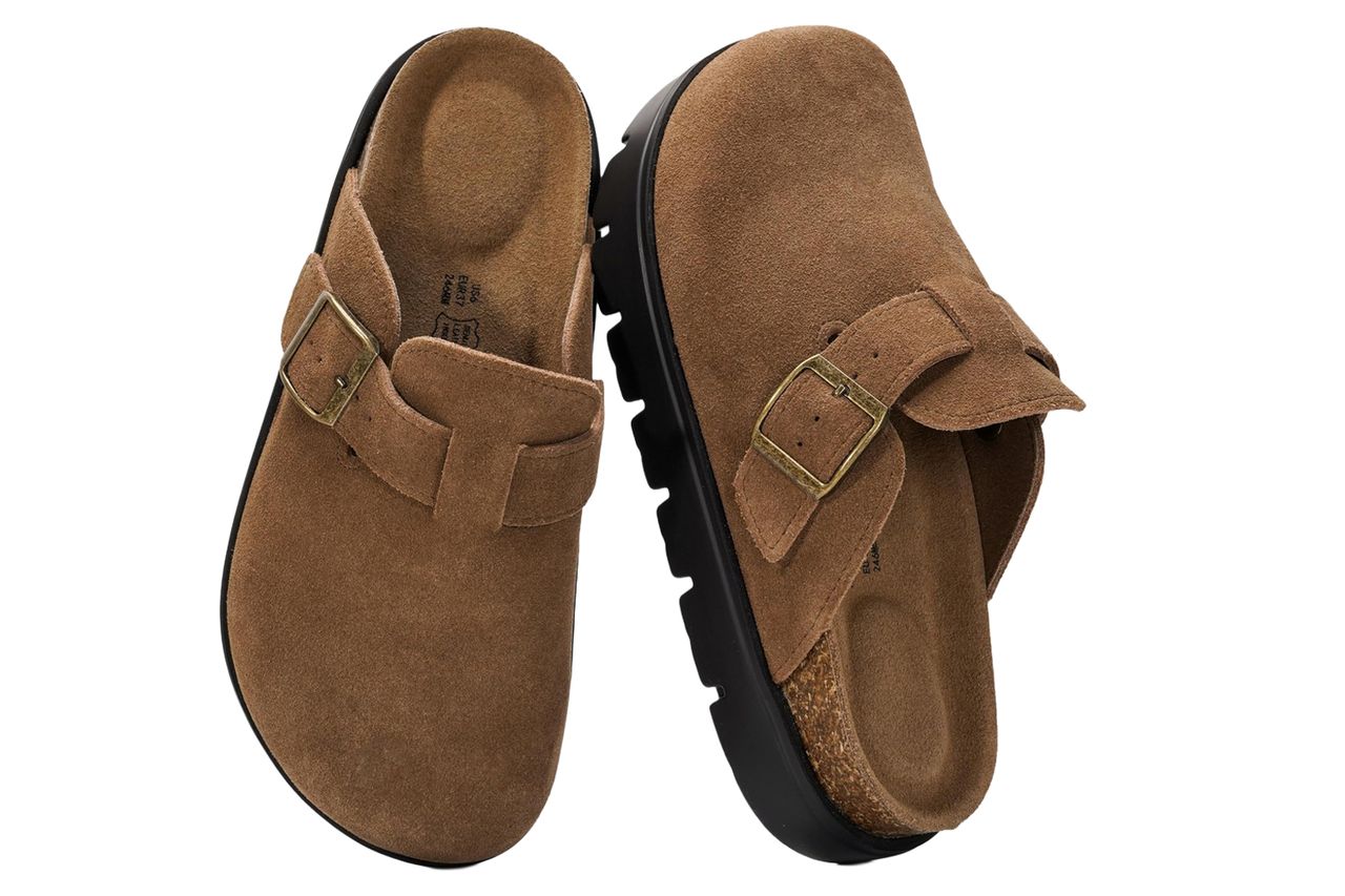 Project Cloud 100% Genuine Leather Platform Clogs for Women Footwear - Memory Foam Arch Support Cork Footbed Casual Shoes & Mules for Women 2026 (Benton Chunky) Credit: Amazon