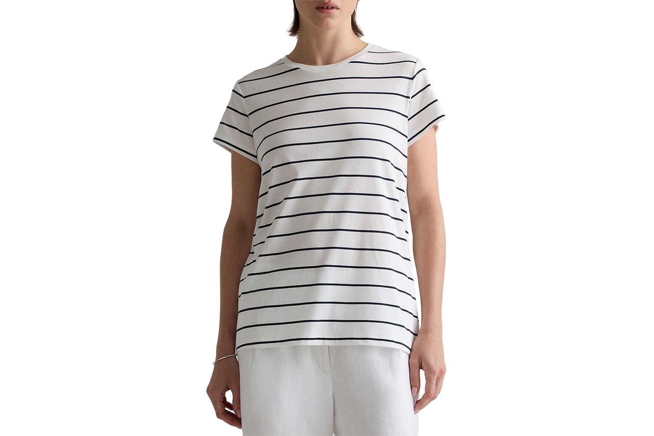 Cotton Modal Crew Neck Swing Tee Credit: Quince