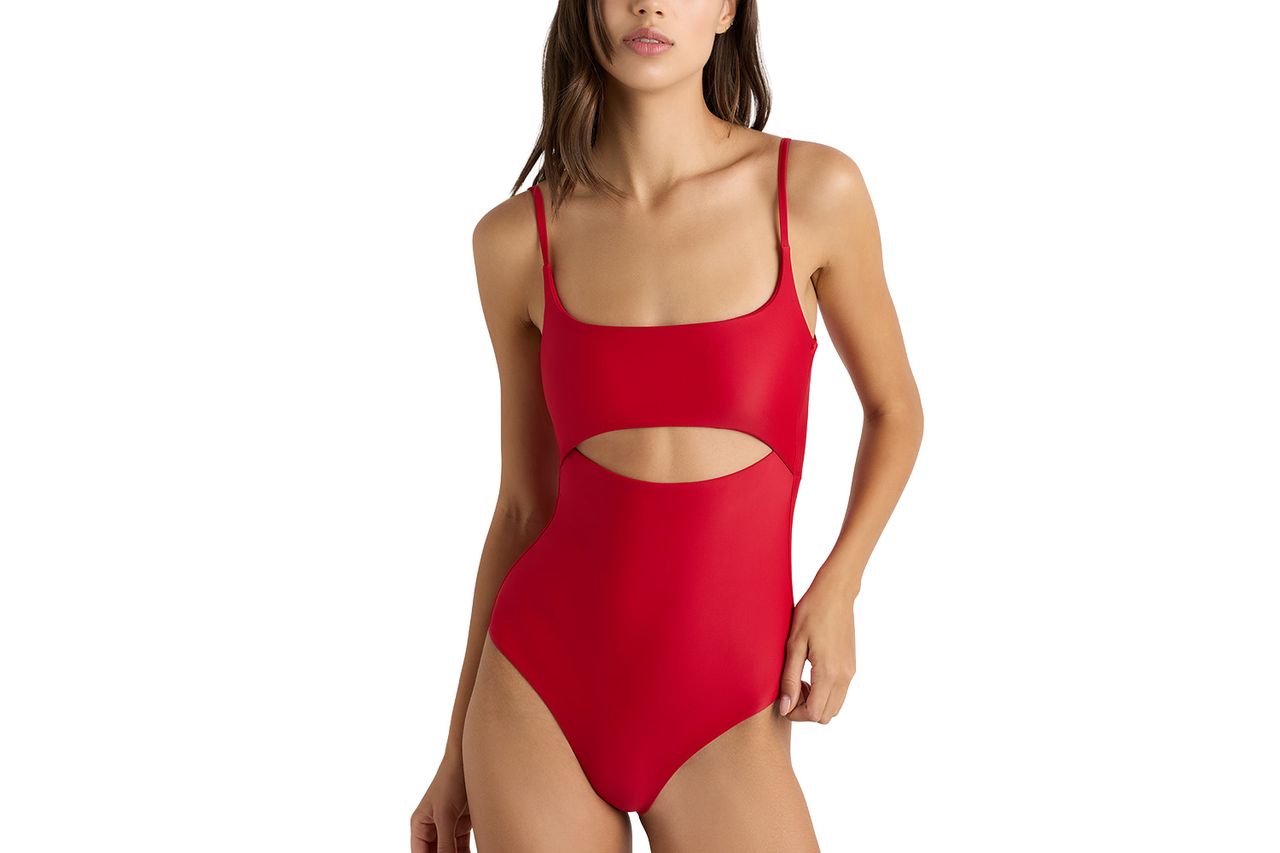 Quince Italian Cut Out One-Piece Swimsuit Credit: Quince