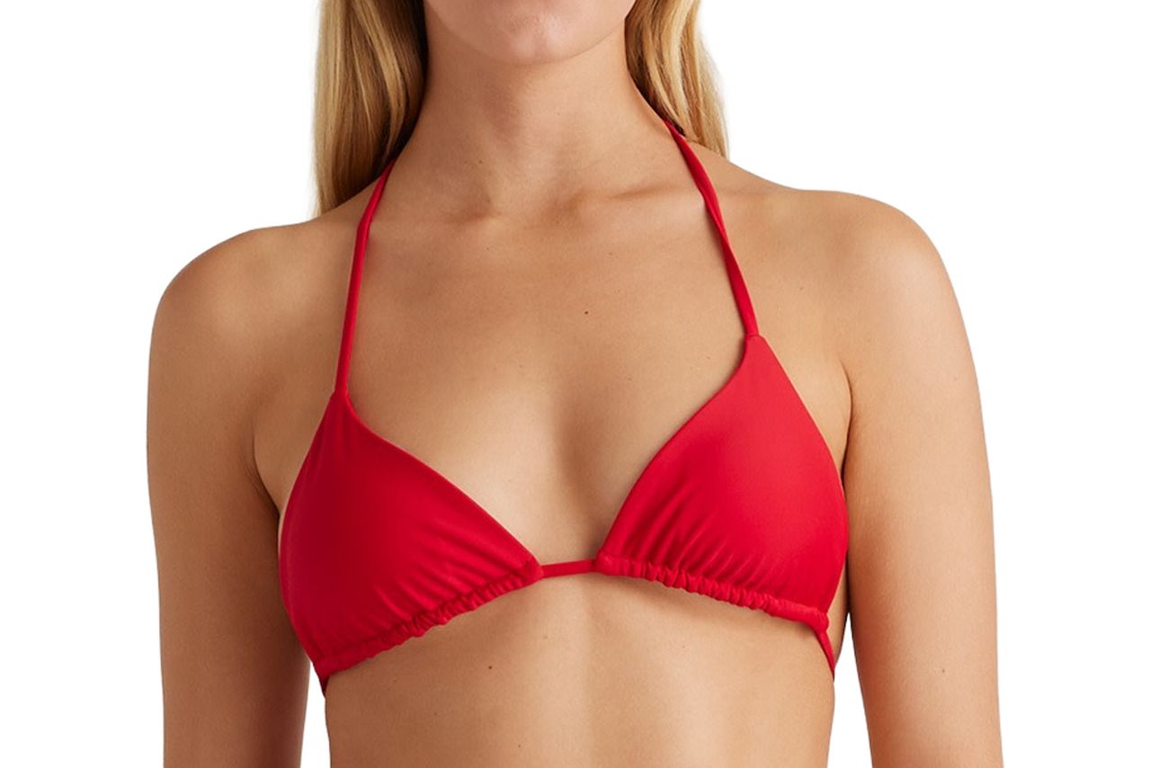 Quince Italian Triangle Bikini Top Credit: Quince