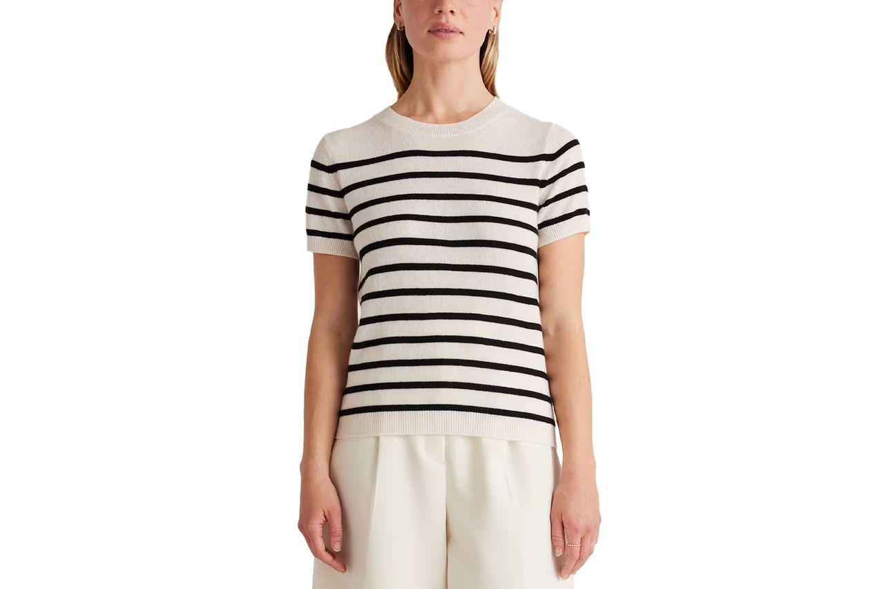 Quince Mongolian Cashmere Tee Credit: Quince
