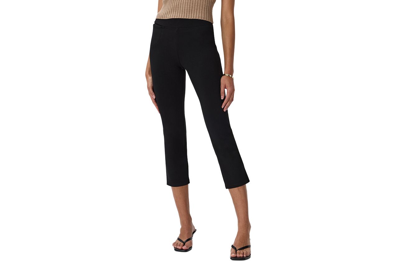 Ultra-Stretch Ponte Kick Flare Pants Black Credit: Quince