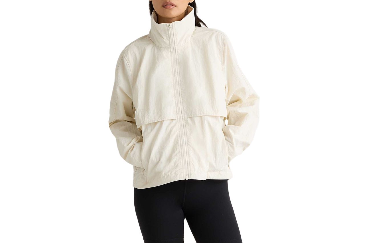 Water Repellent Windbreaker Jacket Tofu Credit: Quince