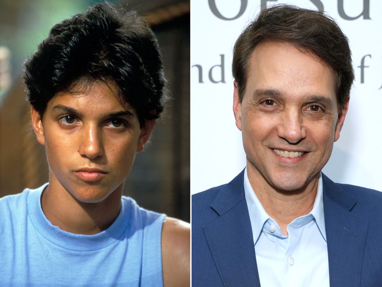 Ralph Macchio in The Karate Kid From left: Ralph Macchio as Daniel LaRusso in 1984's 'The Karate Kid'; Ralph Macchio attends The House of Suntory 100-Year Anniversary Global Event in New York City on May 23, 2023Credit: Photo 12/Alamy; Sean Zanni/Getty