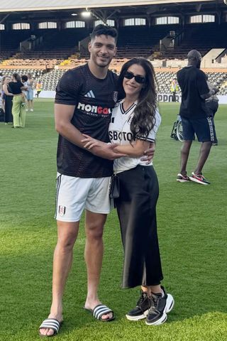 Raúl Jiménez and Daniela Basso in May 2026.Credit: Daniela Basso/Instagram