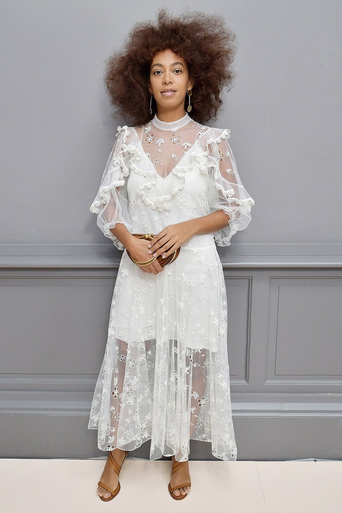 Solange At Paris Fashion Week in 2017