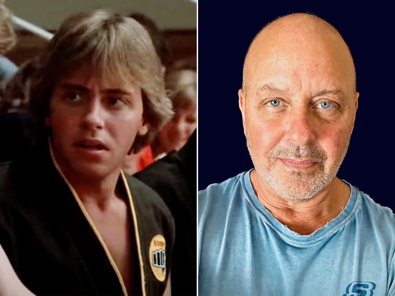 Ron Thomas as Bobby in The Karate Kid From left: Ron Thomas as Robert 'Bobby' Brown in 1984's 'The Karate Kid'; Ron Thomas poses for a photo shared on Instagram on April 30, 2023Credit: Columbia Pictures; Ron Thomas Instagram