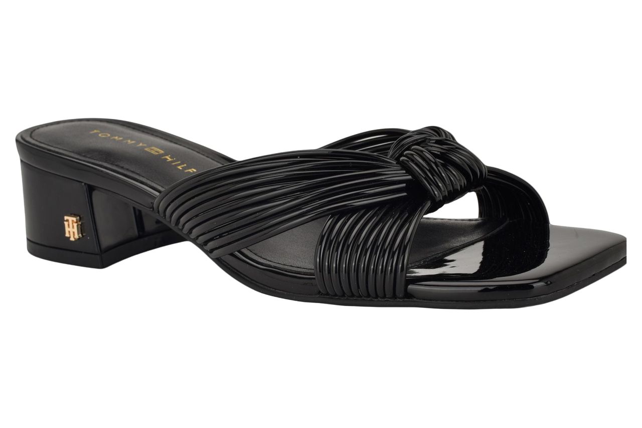 Women's Philie Knotted Crisscross Block Heel Sandals Credit: Macys