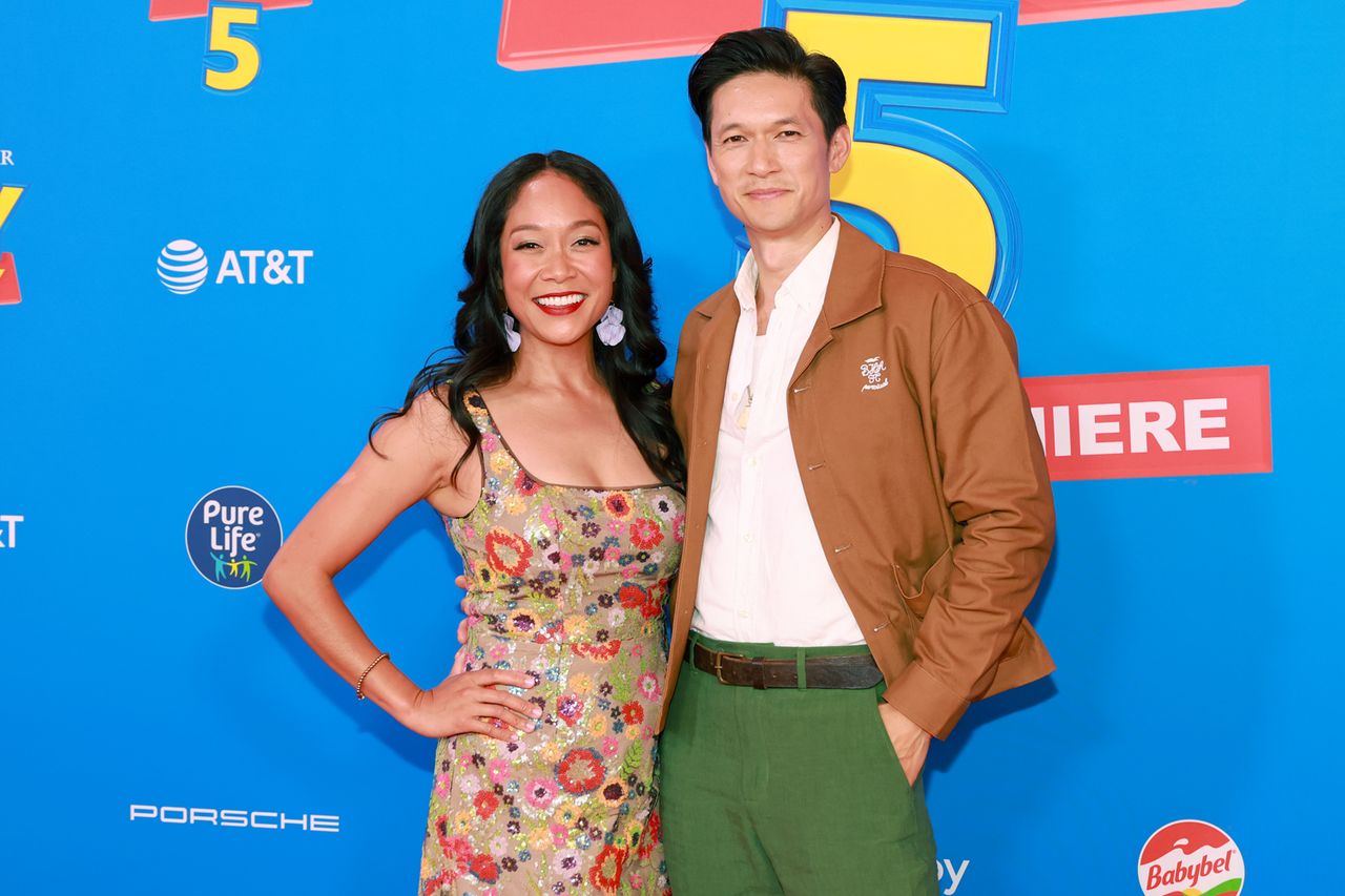 Shelby Rabara and Harry Shum Jr. attend the Premiere Of Shelby Rabara and Harry Shum Jr. attend the premiere of 'Toy Story 5' on June 9, 2026, in CaliforniaCredit: Amy Sussman/WireImage