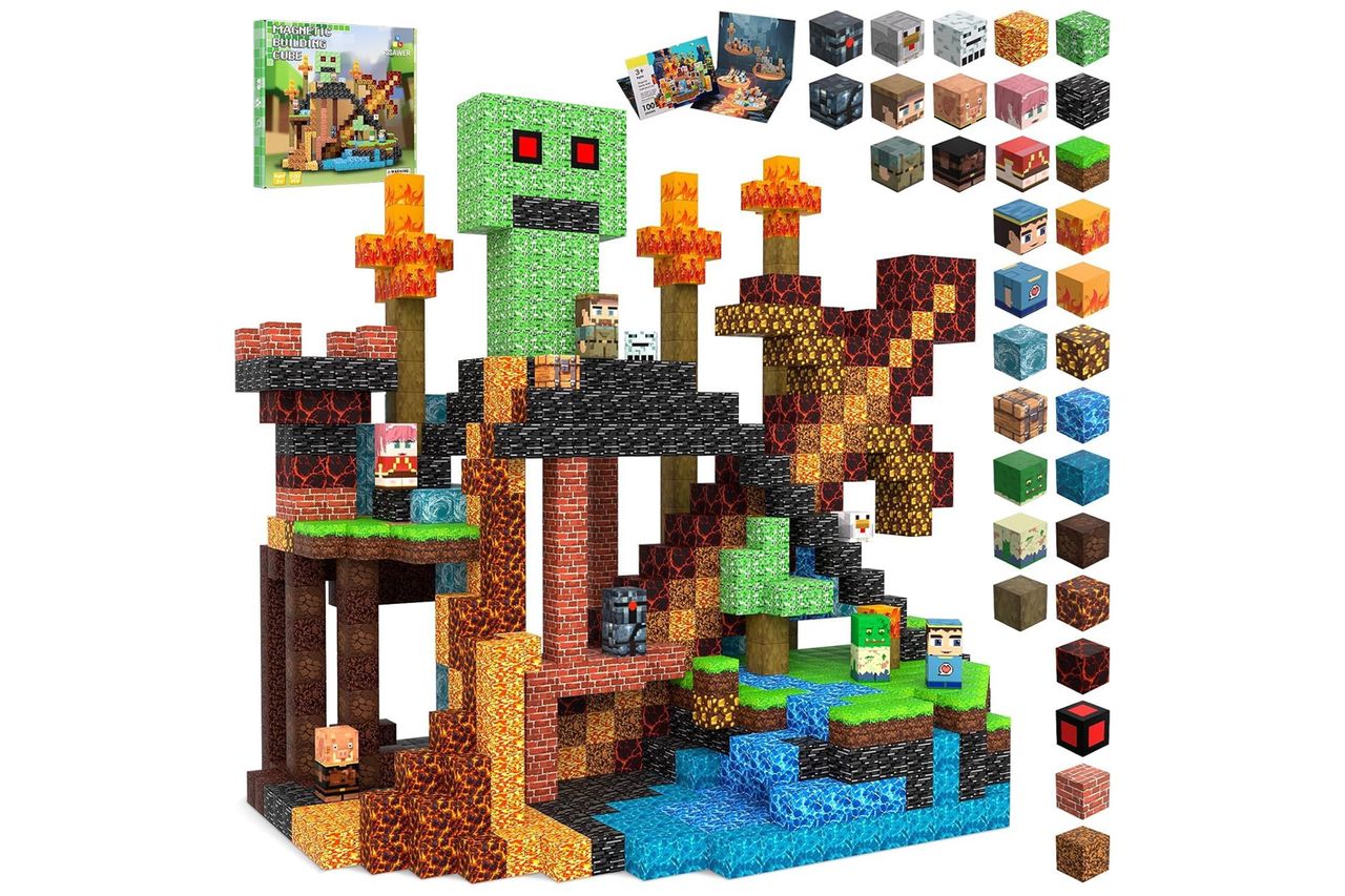 SSAWER Magnetic Blocks Toys Credit: Amazon