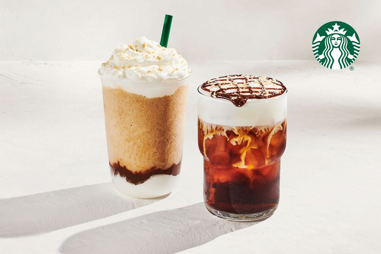 S’mores Frappuccino (left) and S'mores Cold BrewCredit: Starbucks