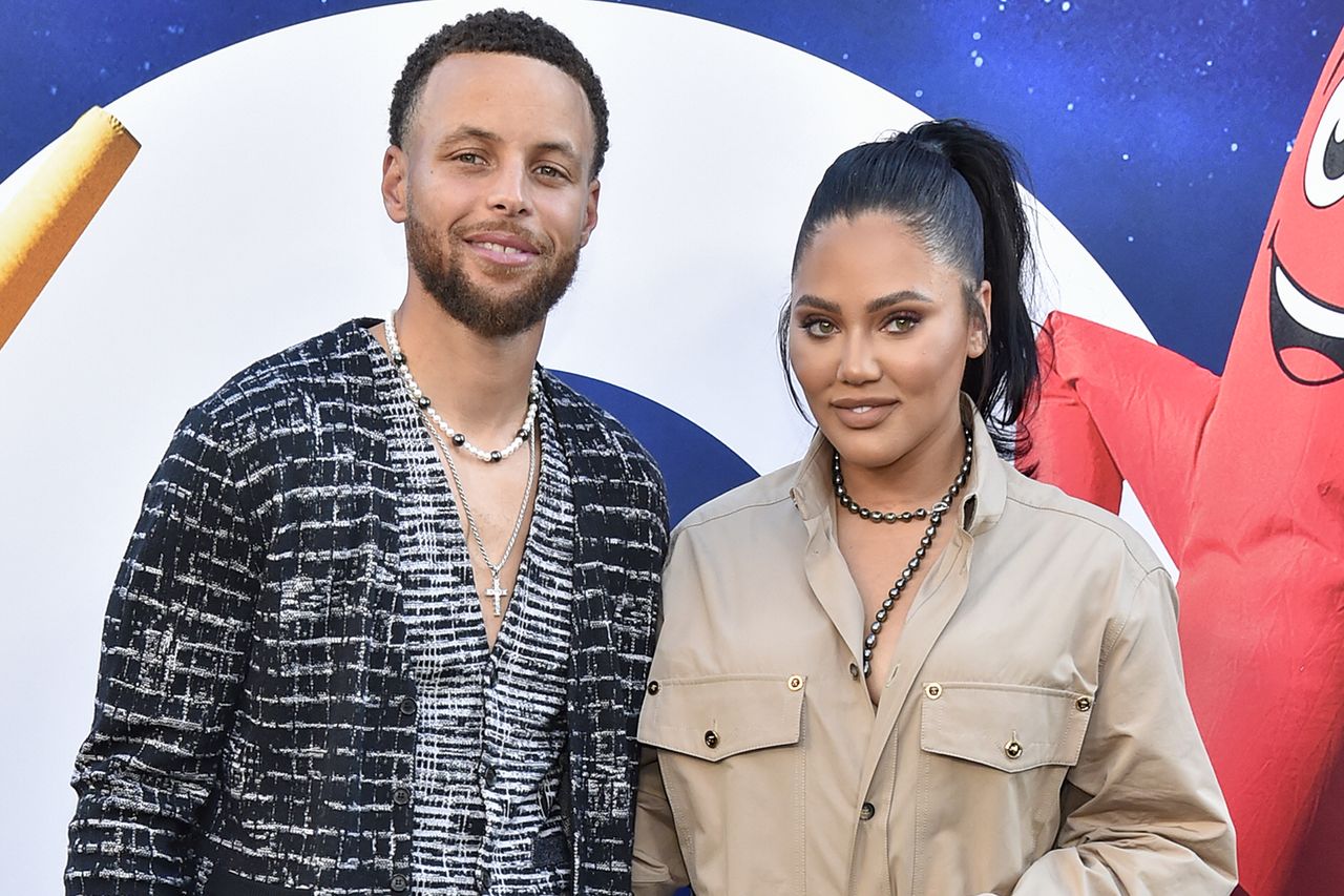 Steph Curry and Ayesha Curry attend the world premiere of Universal Pictures' Stephen and Ayesha Curry in los Angeles in July 2022Credit: Rodin Eckenroth/FilmMagic