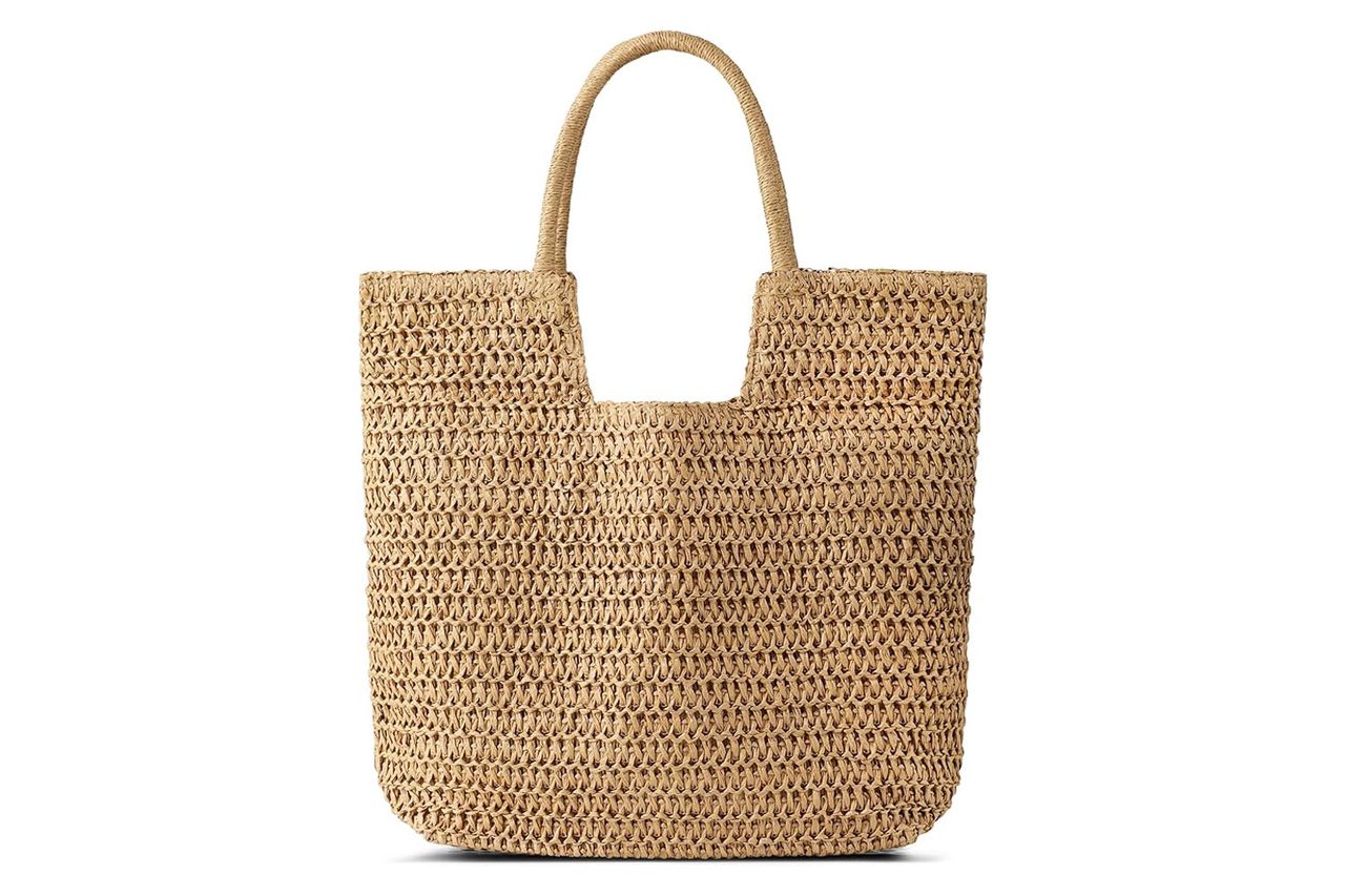 Straw Beach Bags for Women - Summer Woven Tote Bag Shoulder Handbags, Large Beach Bag for Women for Holiday Credit: Amazon