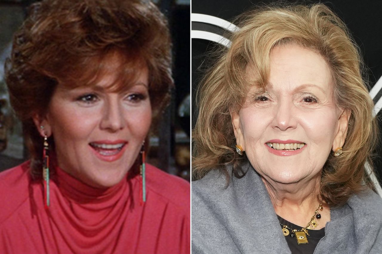 Brenda Vaccaro in 'Supergirl' (1984); Brenda Vaccaro on March 09, 2025 in New York.Credit: HBO; John Nacion/Variety via Getty