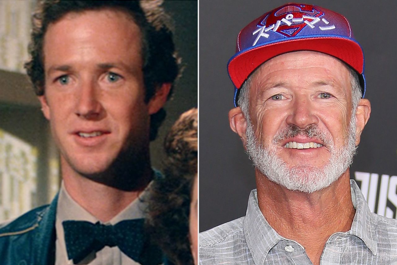 Marc McClure in 'Supergirl' (1984); Marc McClure on November 13, 2017 in Los Angeles, California.Credit: HBO; JB Lacroix/ WireImage