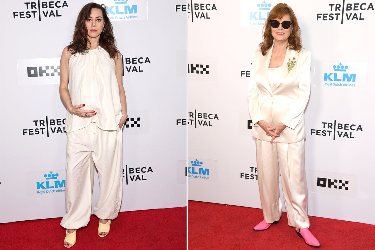 Aubrey Plaza and Susan Sarandon attend Credit: Jamie McCarthy/Getty; Gary Gershoff/WireImage