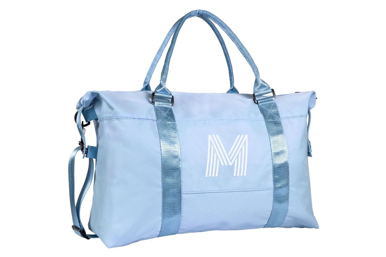 Teen Gifts Initial Travel Duffel Bag Credit: Amazon