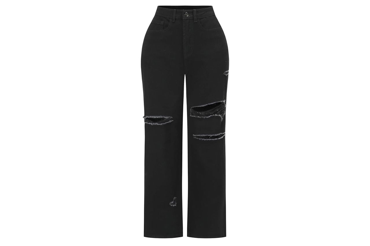 thunder star womens high waisted wide leg jeans Credit: Amazon