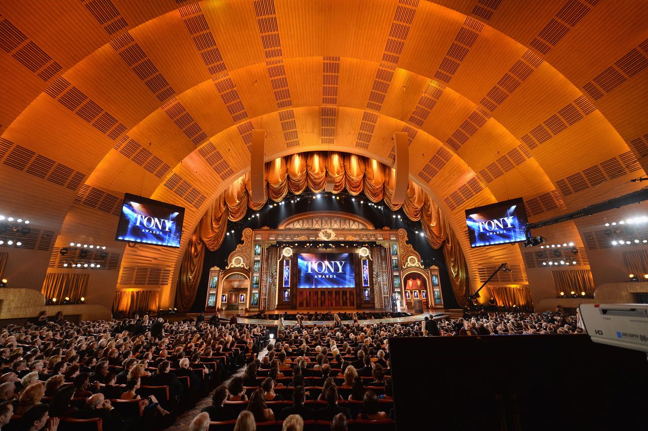 Radio City Music Hall, on the day of the 2013 Tony AwardsCredit: Andrew H. Walker/Getty