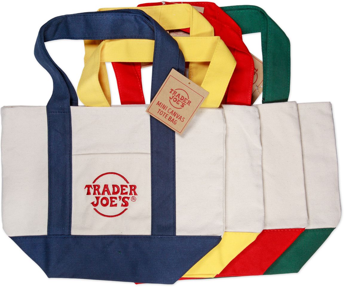 Trader Joe's Mini Canvas Tote BagCredit: Trader Joe's
