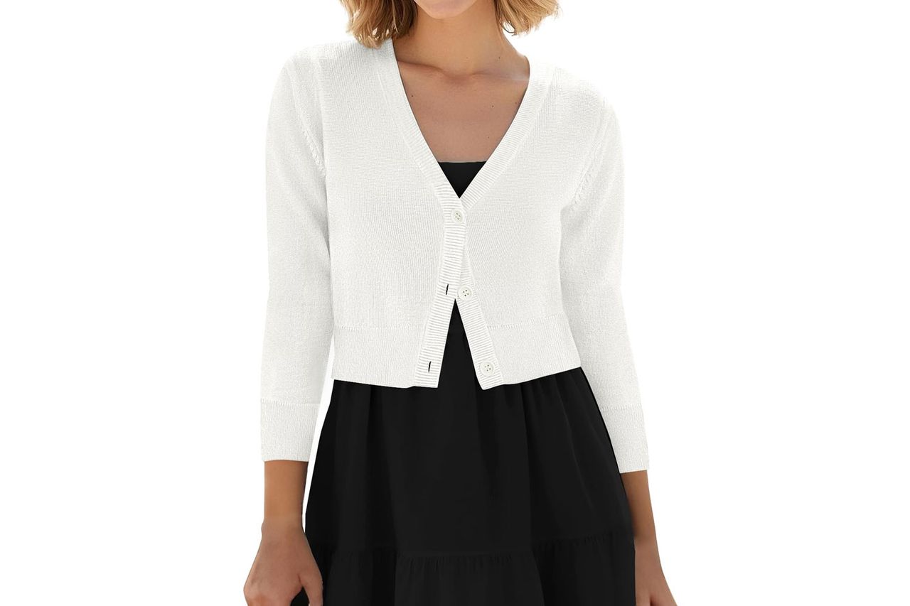 Amazon Urban CoCo Women's Cropped Cardigan Credit: Amazon