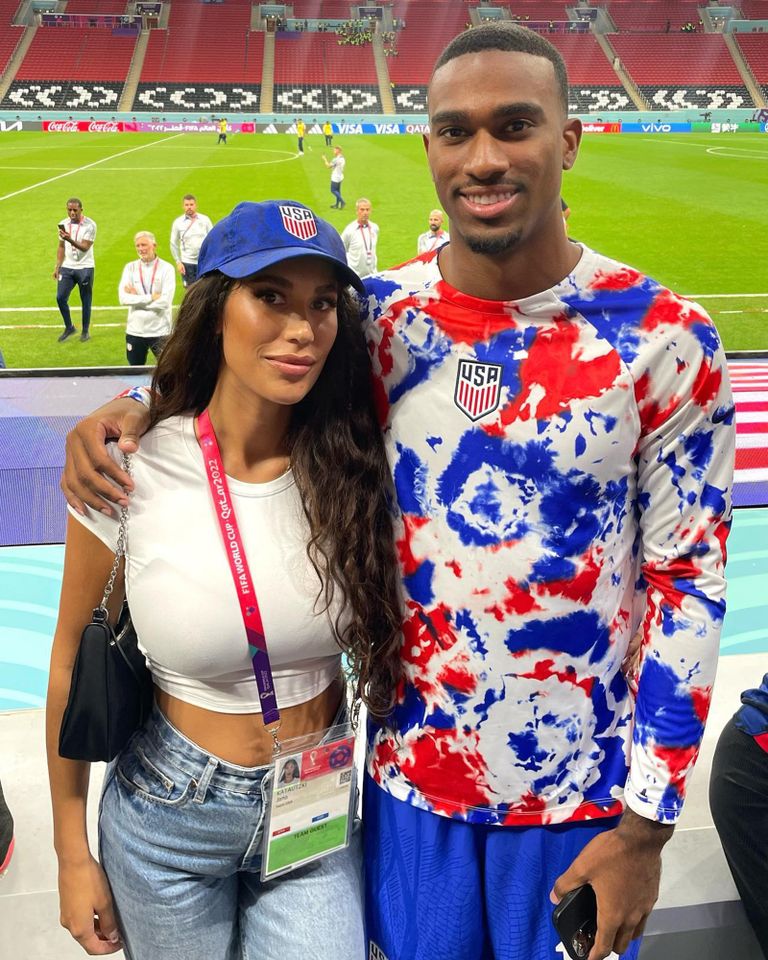 Jana Kz and Haji Wright in 2022.Credit: Jana Kz/Instagram