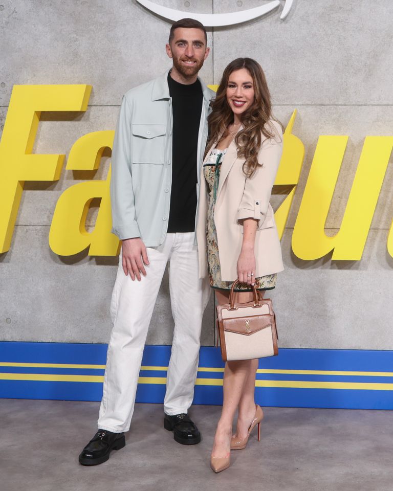 Matt Turner and Ashley Herron in London on April 4, 2024Credit: Mike Marsland/WireImage
