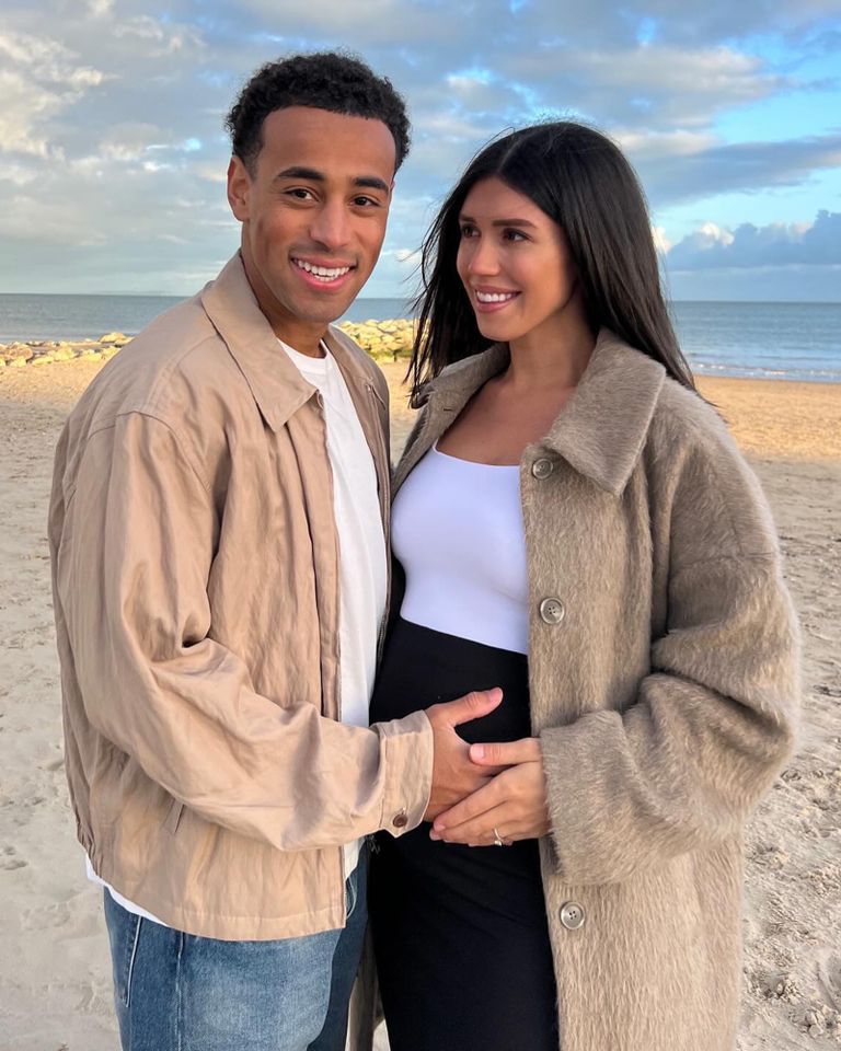 Tyler Adams and Sarah Schmidt in 2023.Credit: Tyler Adams/Instagram